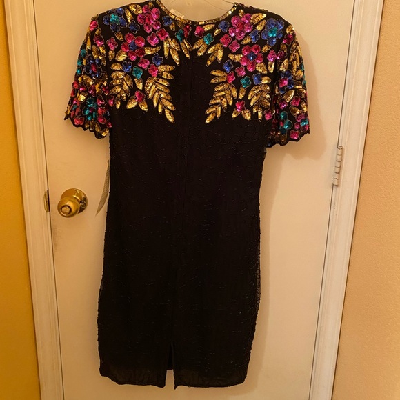 Vintage Stenay Beaded Sequined Dress - Picture 2 of 7